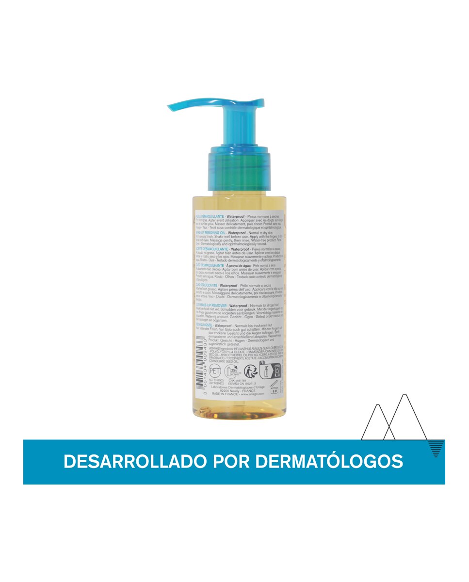 Aceite Desmaquillante 100ml Uriage - 100 ml 2