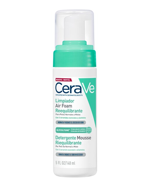 Limpiador Air Foam Reequilibrante 150 ml Cerave