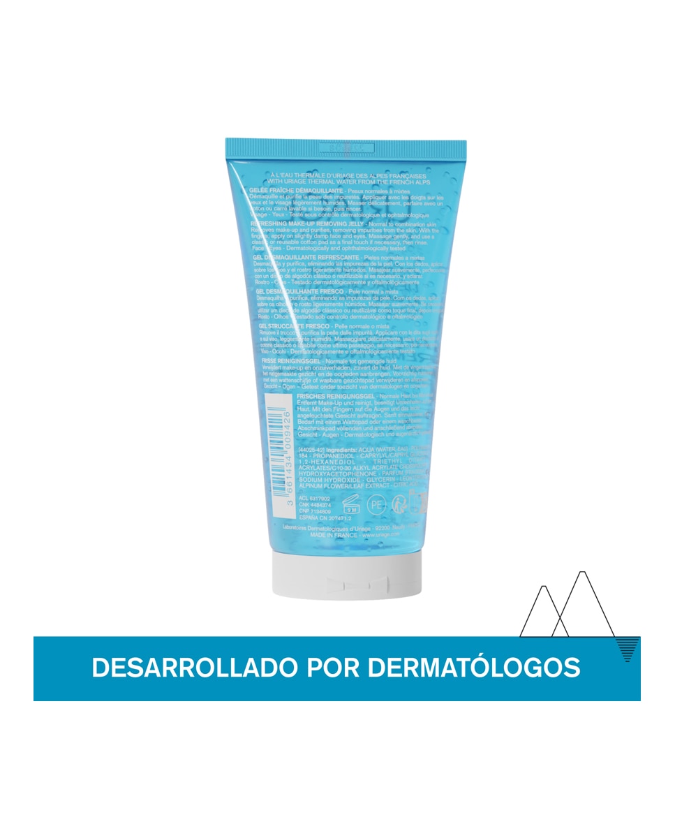 Gel Desmaquillante Refrescante 150 ml Uriage - 150 ml 2