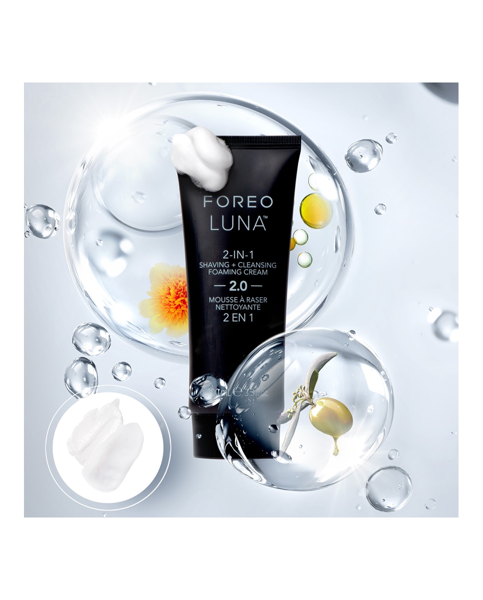 Imagen 5 de Espuma cremosa de limpieza + afeitado 2 en 1 LUNA™ FOREO - 100 ml
