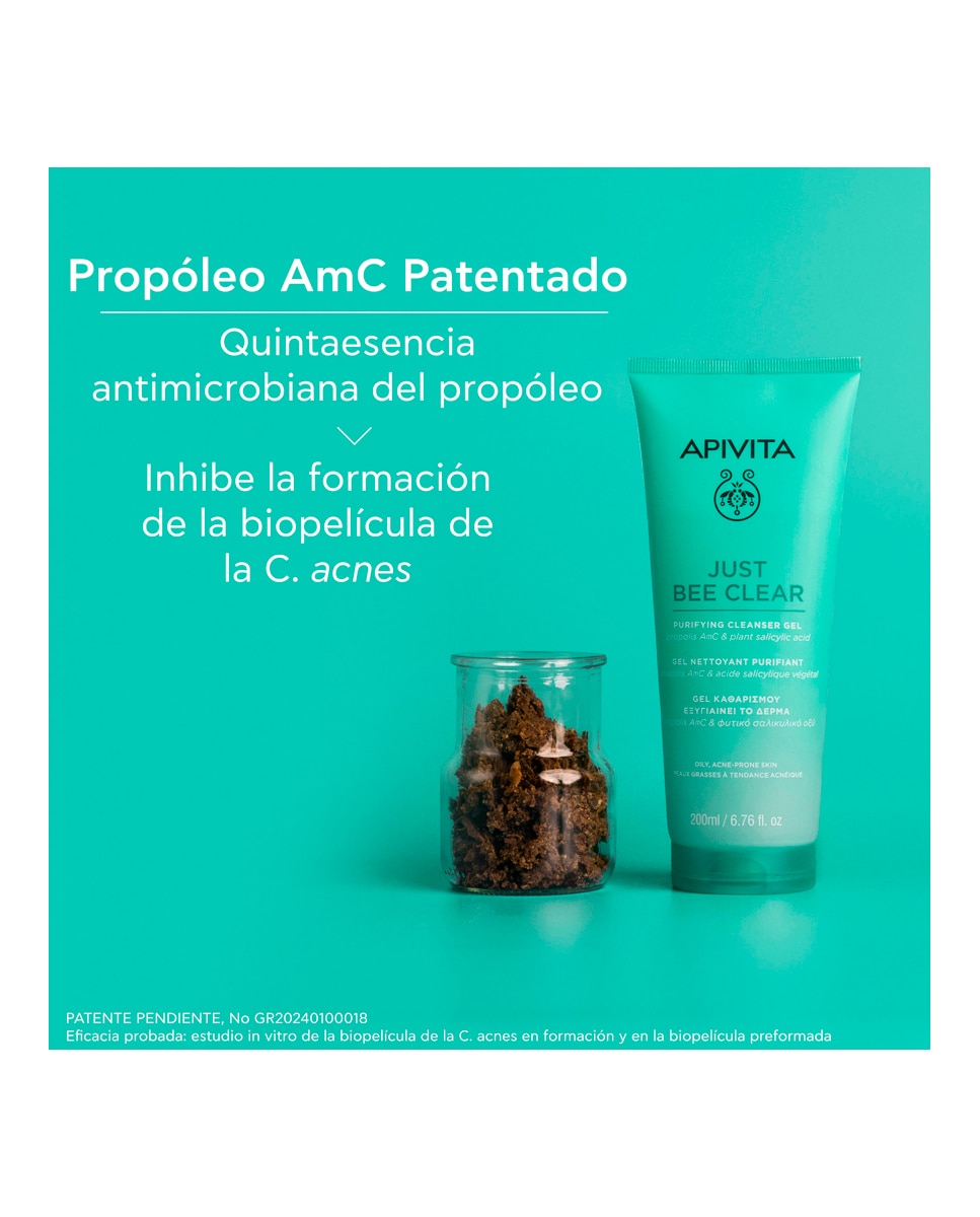 Gel limpiador purificante Just Bee Clear 200 ml Apivita - 200 ml 7