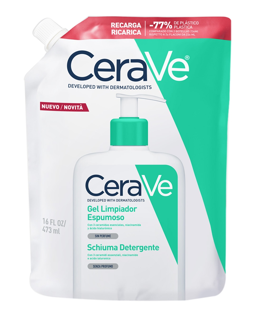 Imagen 0 de Recarga de Gel Limpiador Espumoso 473 ml Cerave