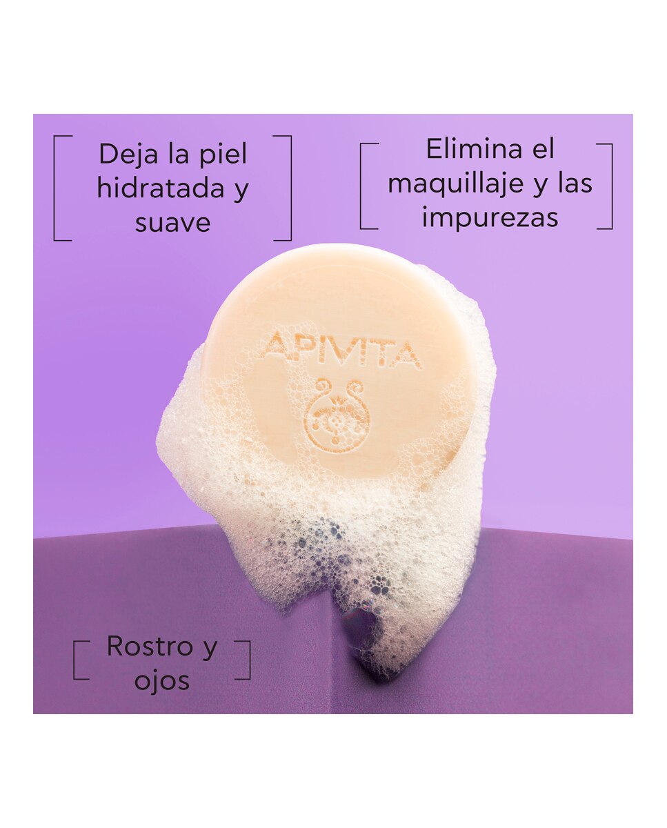 Desmaquillante Facial Sólido 80 g Apivita - 80 g 4