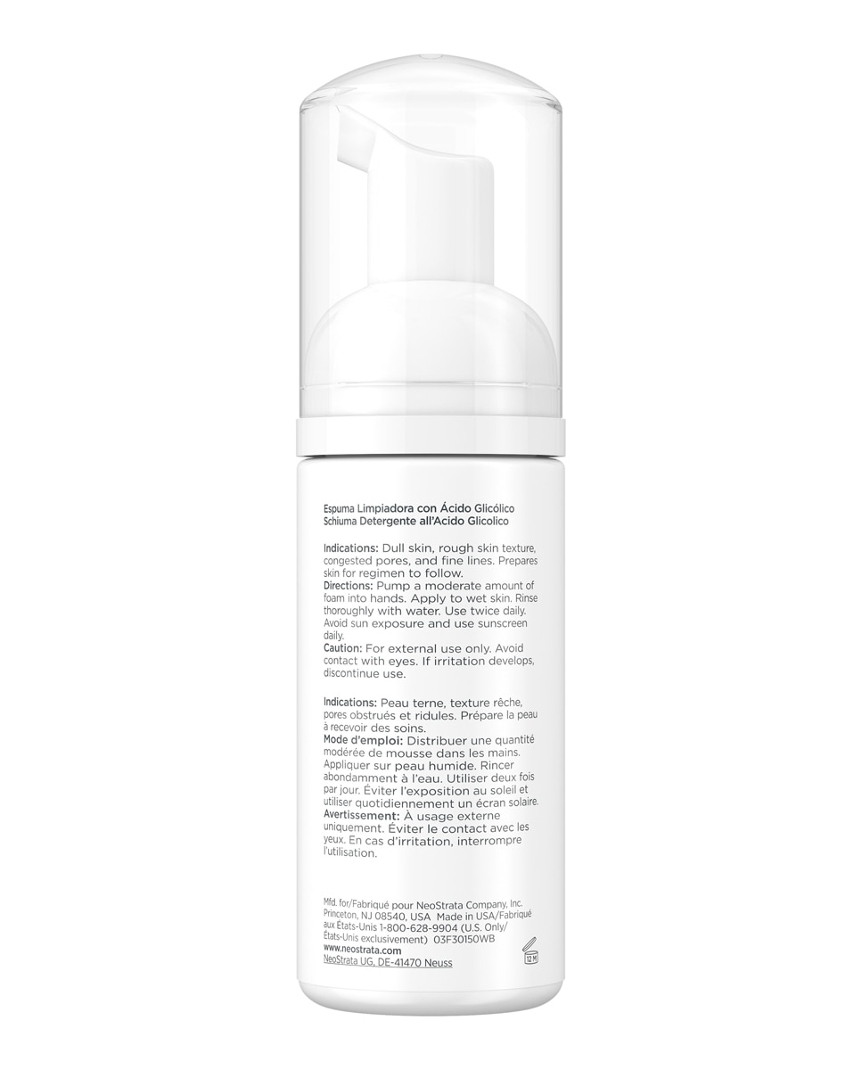 Imagen 2 de Espuma Limpiadora con Ácido Glicólico Resurface 125 ml Neostrata - 125 ml