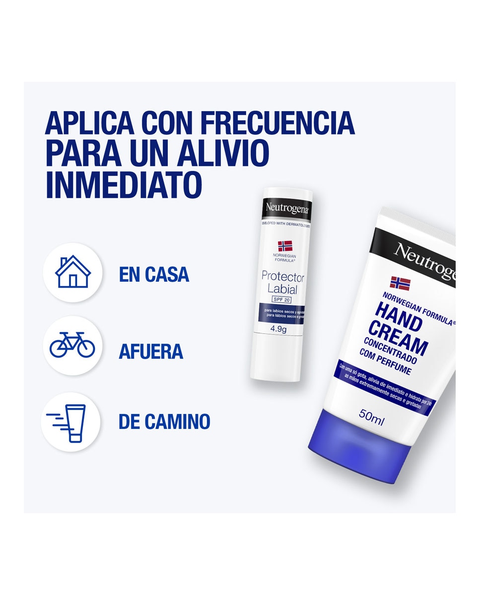 Pack Crema de manos + labial Neutrogena 4