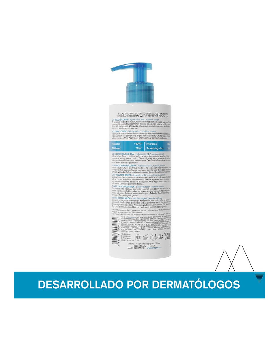 Leche Sedosa Eau Thermale 500 ml Uriage - 500 ml 2