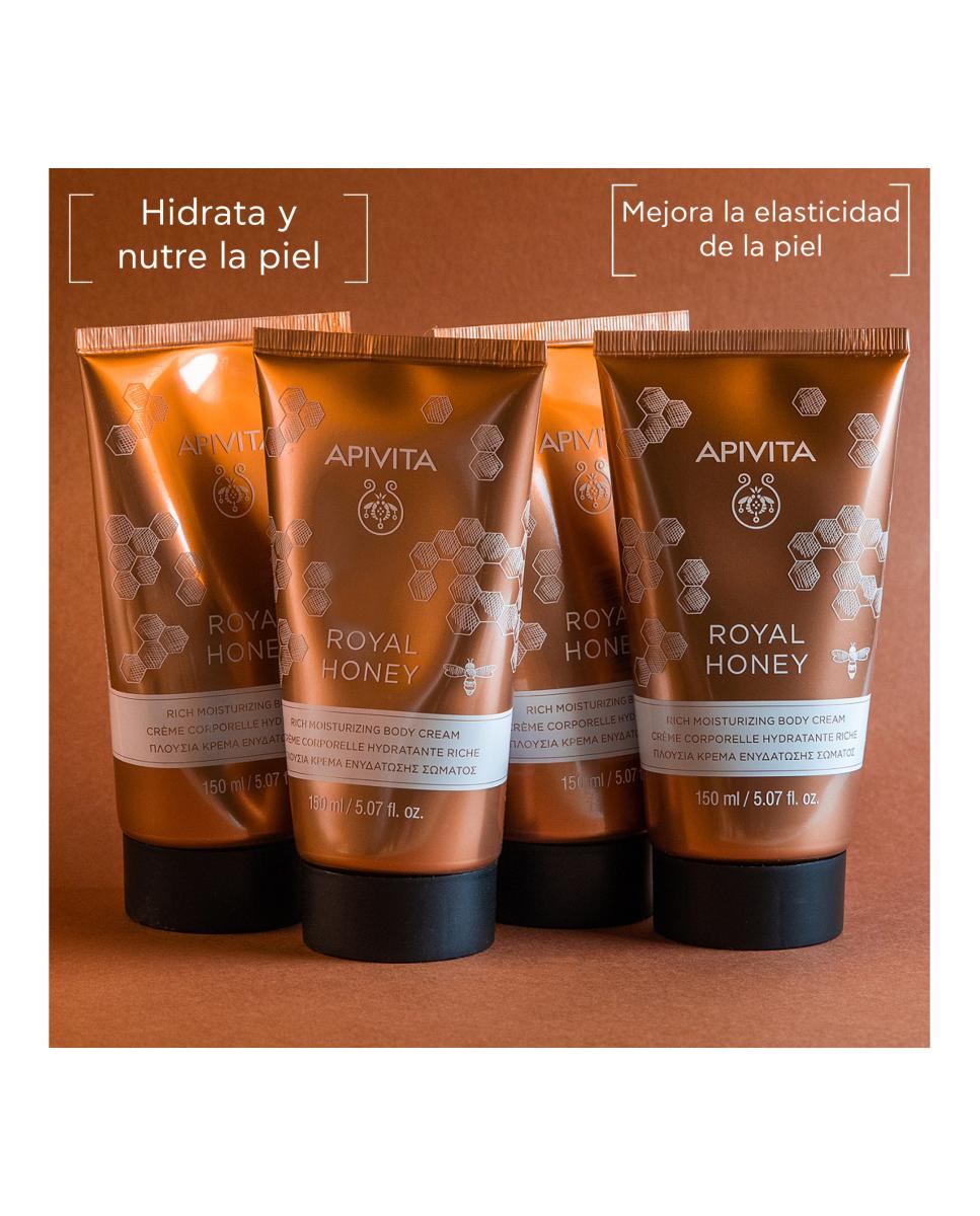 Crema Corporal Hidratante Rica Royal Honey 150 Ml Apivita - 200 ml 2