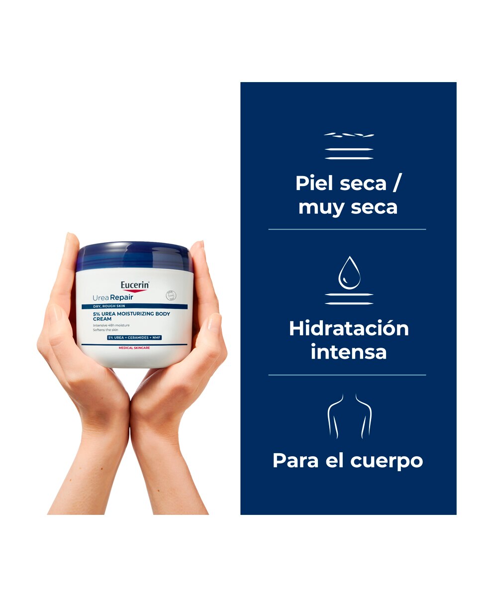 Crema Corporal Hidratante 5 % Urea Repair Balm 450 ml Eucerin - 450 ml 3