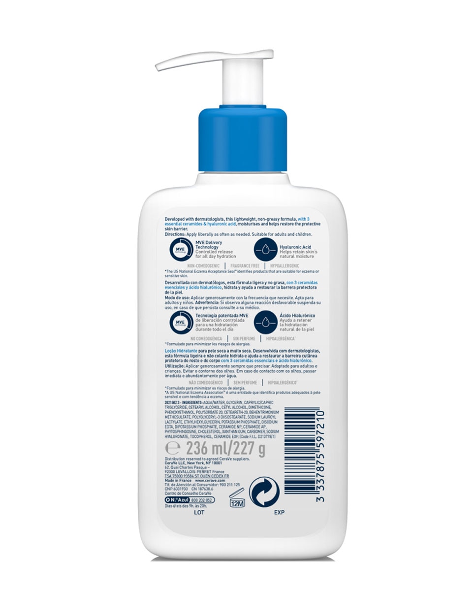 Imagen 3 de Loción Hidratante 236 ml Cerave - 236 ml