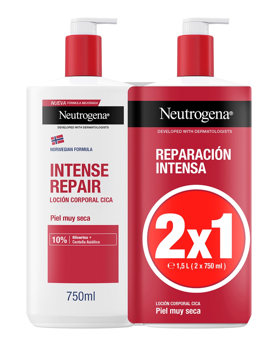 Neutrogena - Loción CICA Reparación Intensa Fórmula Noruega Neutrogena.