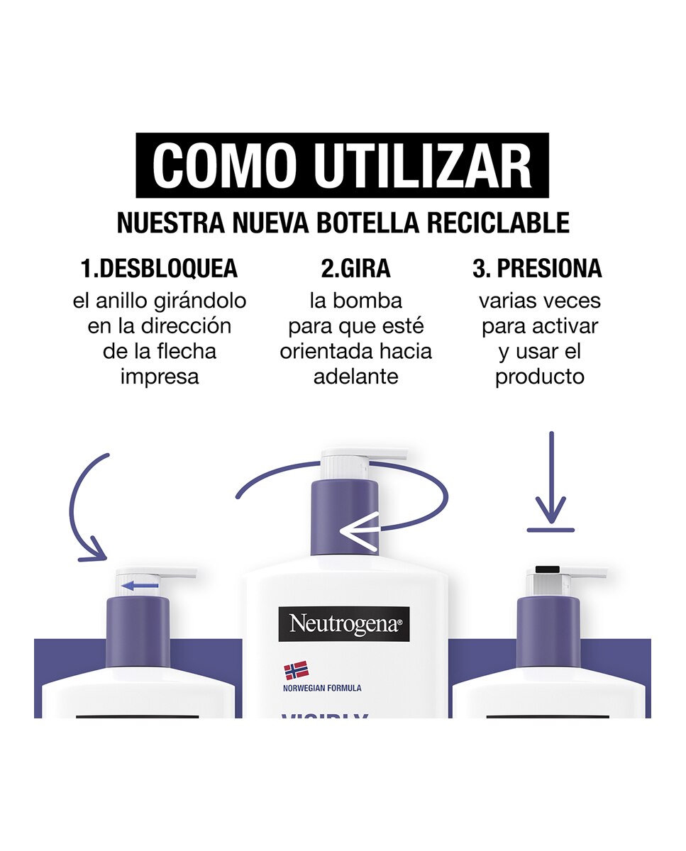 Loción Visiblemente Reafirmante Fórmula Noruega Neutrogena 3