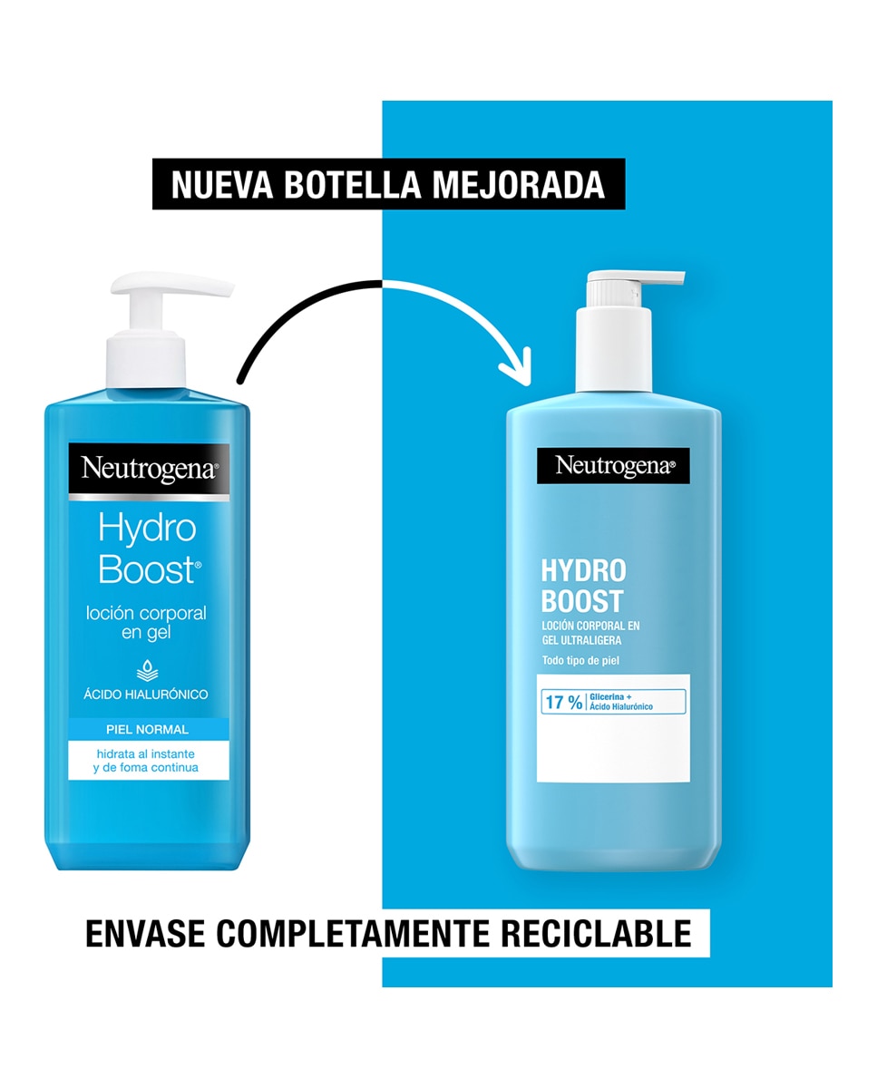 Loción en Gel Ultraligera Hydro Boost Neutrogena 2
