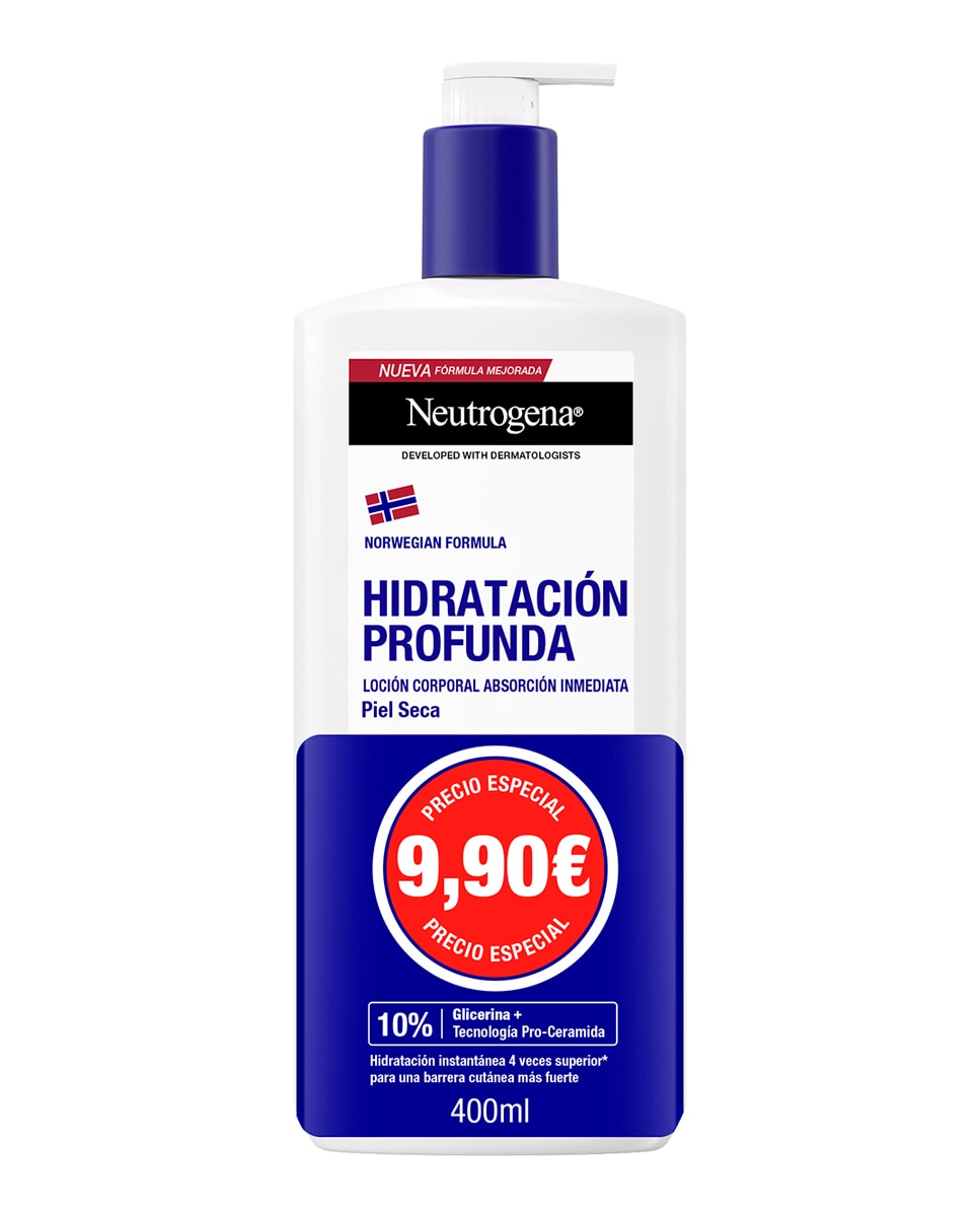 Neutrogena - Loción de Absorción Inmediata Hidratación Profunda Fórmula Noruega Neutrogena.