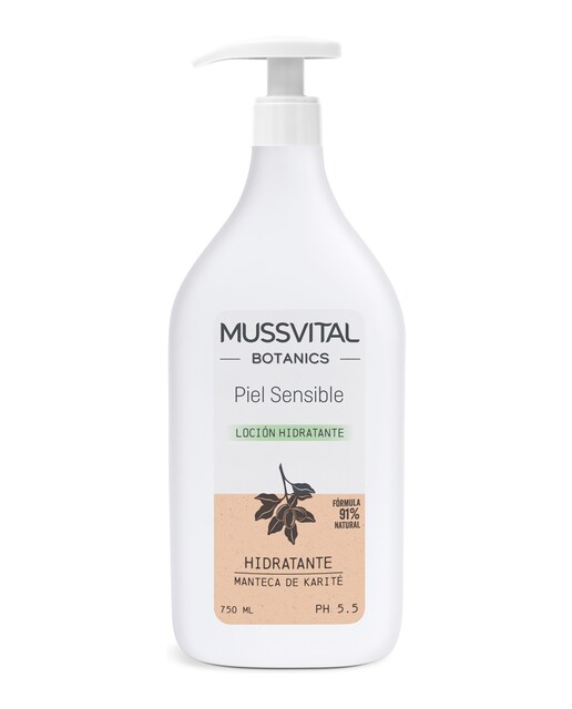 Imagen 0 de Loción Pieles Sensibles 750 ml Mussvital Botanics
