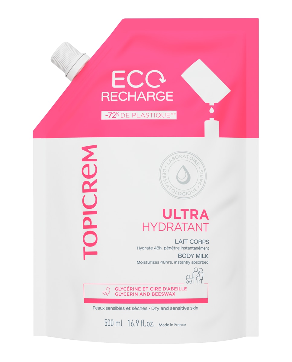 Topicrem - Recarga Leche Ultra-Hidratante Corporal 500 ml Topicrem.
