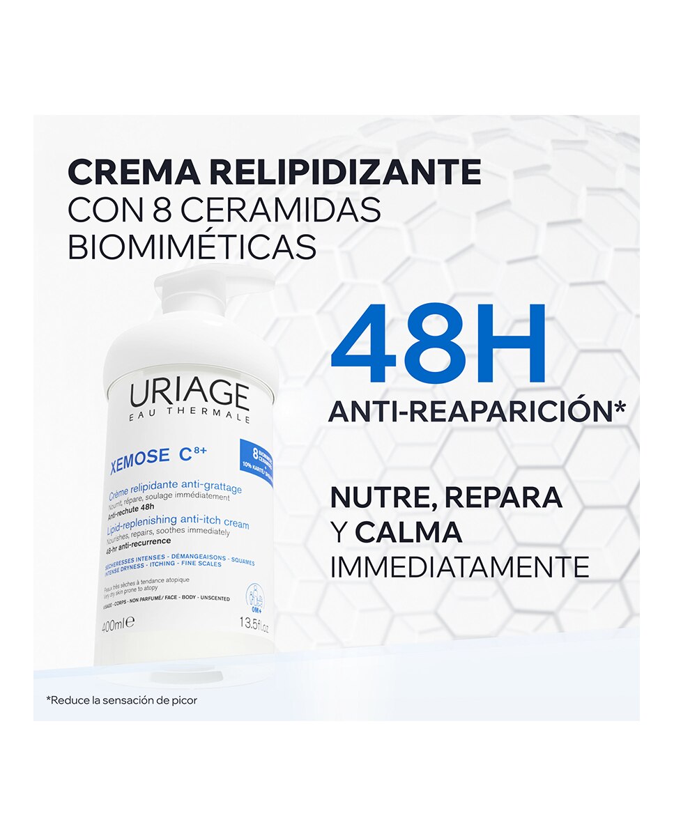 Xémose Crema Corporal Relipidizante Anti-irritaciones 400 ml Uriage - 400 ml 3