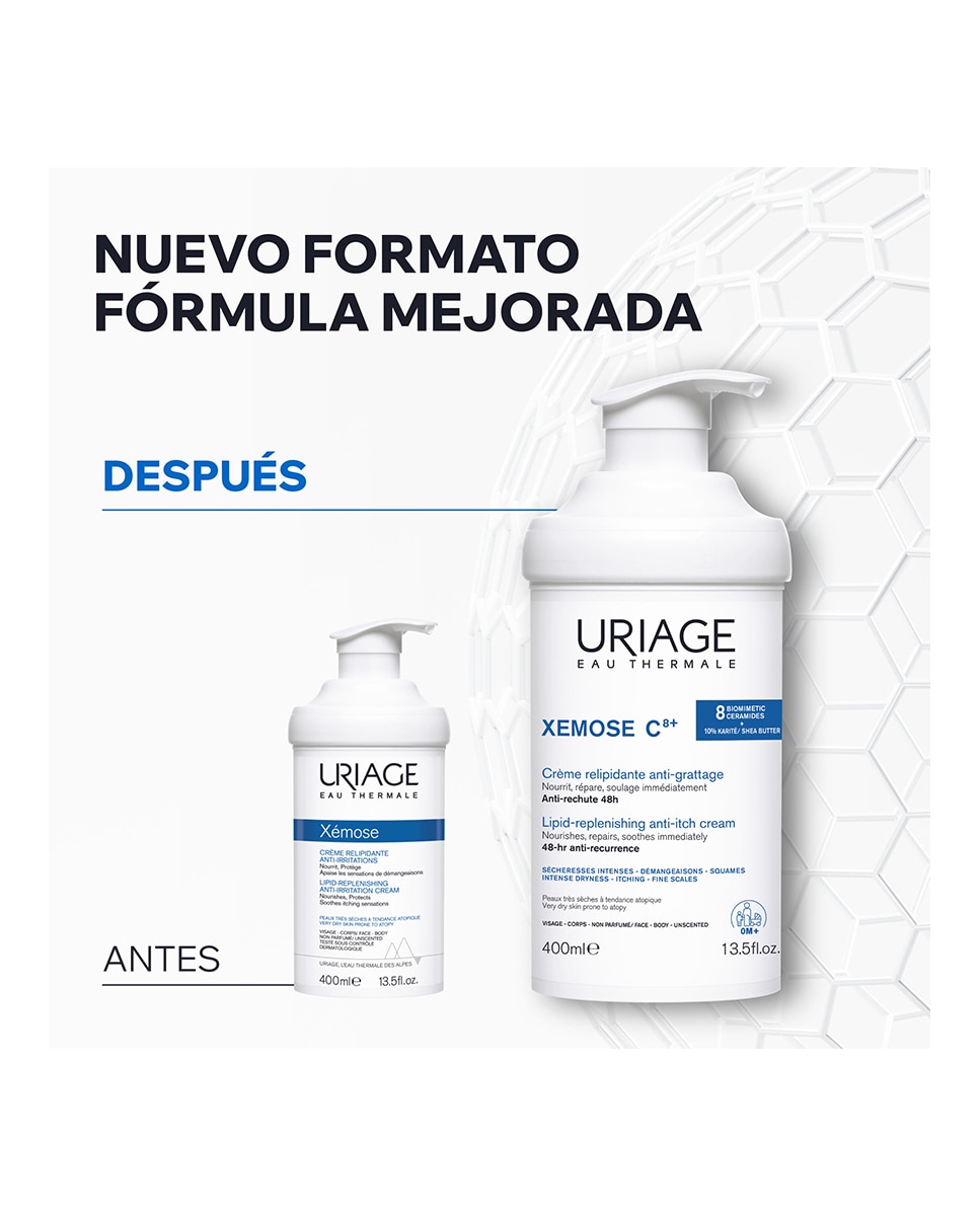 Xémose Crema Corporal Relipidizante Anti-irritaciones 400 ml Uriage - 400 ml 10