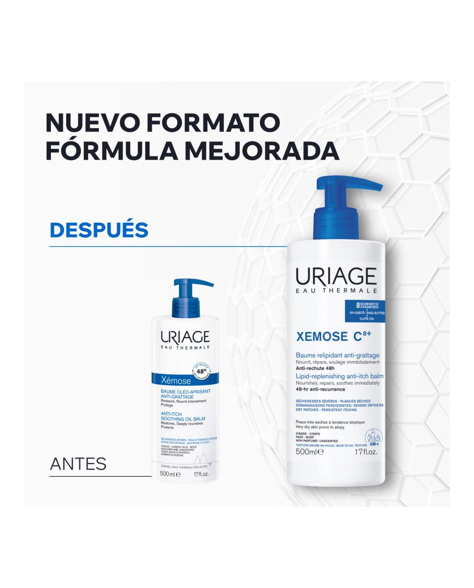 Imagen 10 de Bálsamo Relipidizante Anti-picor Xemose C8+ 500 ml Uriage - 500 ml