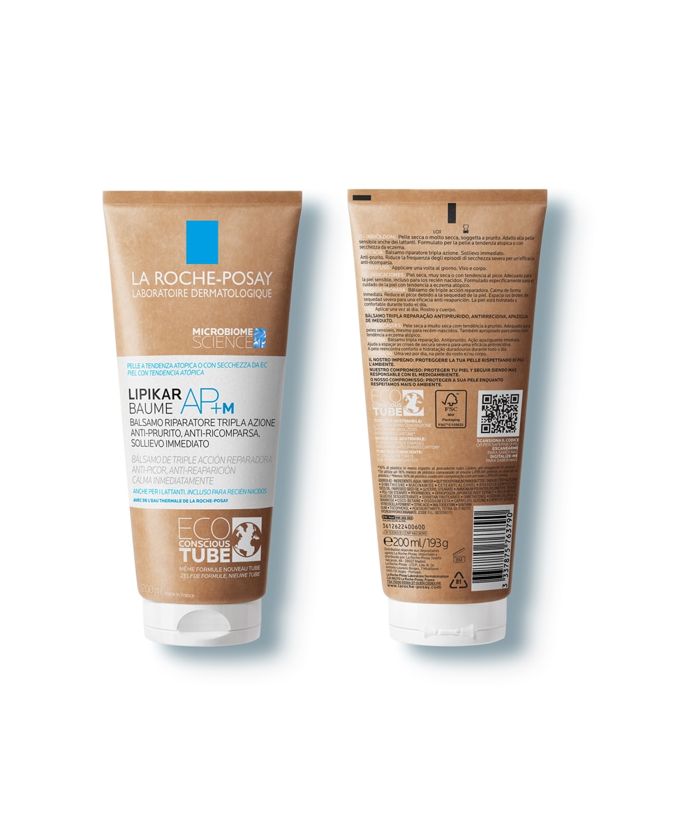 Bálsamo Hidratante Corporal Lipikar Baume AP+M Carton tube Piel Atópica 200 ml La Roche Posay - 200 ml 9