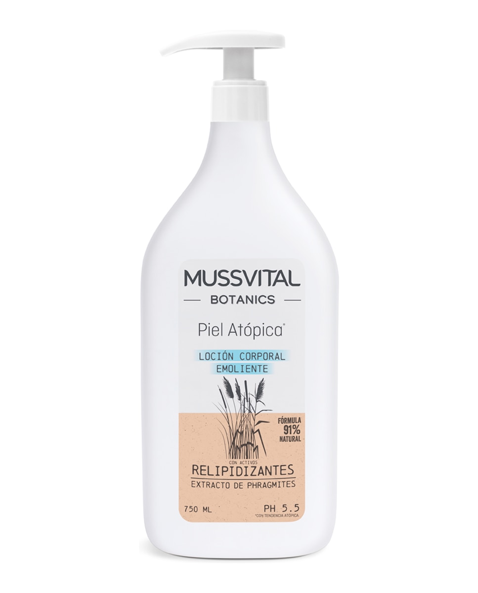 Loción Pieles Atópicas Mussvital Botanics - 750 ml 1