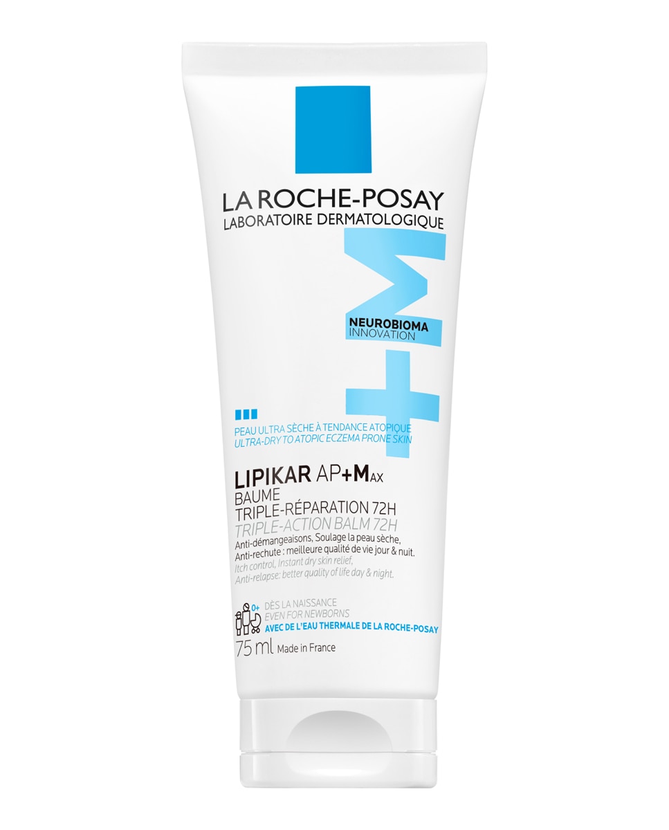 La Roche Posay - Bálsamo Reparador Lipikar Baume Ap+Max Bálsamo Reparador De Triple Acción Con Neurobioma Para Pieles Muy Secas Hasta Pieles Con Tende.