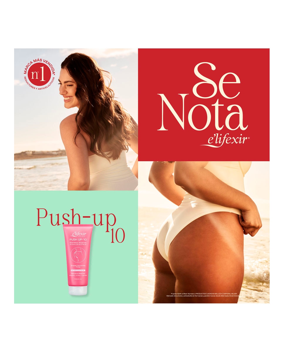 Crema Reafirmante Glúteos Elifexir Push Up-10, Elifexir - 200 ml 3
