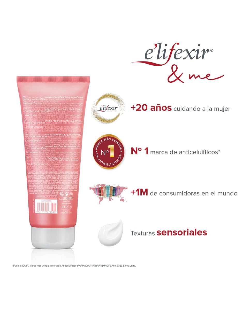 Crema Reafirmante Y Tonificante Senos Elifexir Senobell Elifexir - 200 ml 10