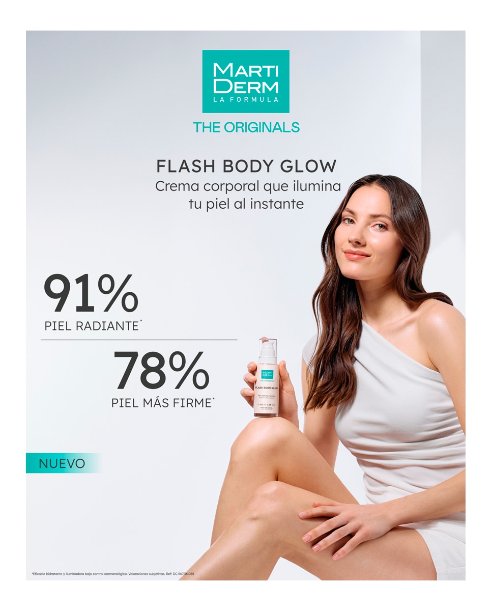 Crema Corporal Glow Efecto Lifting 100 ml Martiderm - 100 ml 3