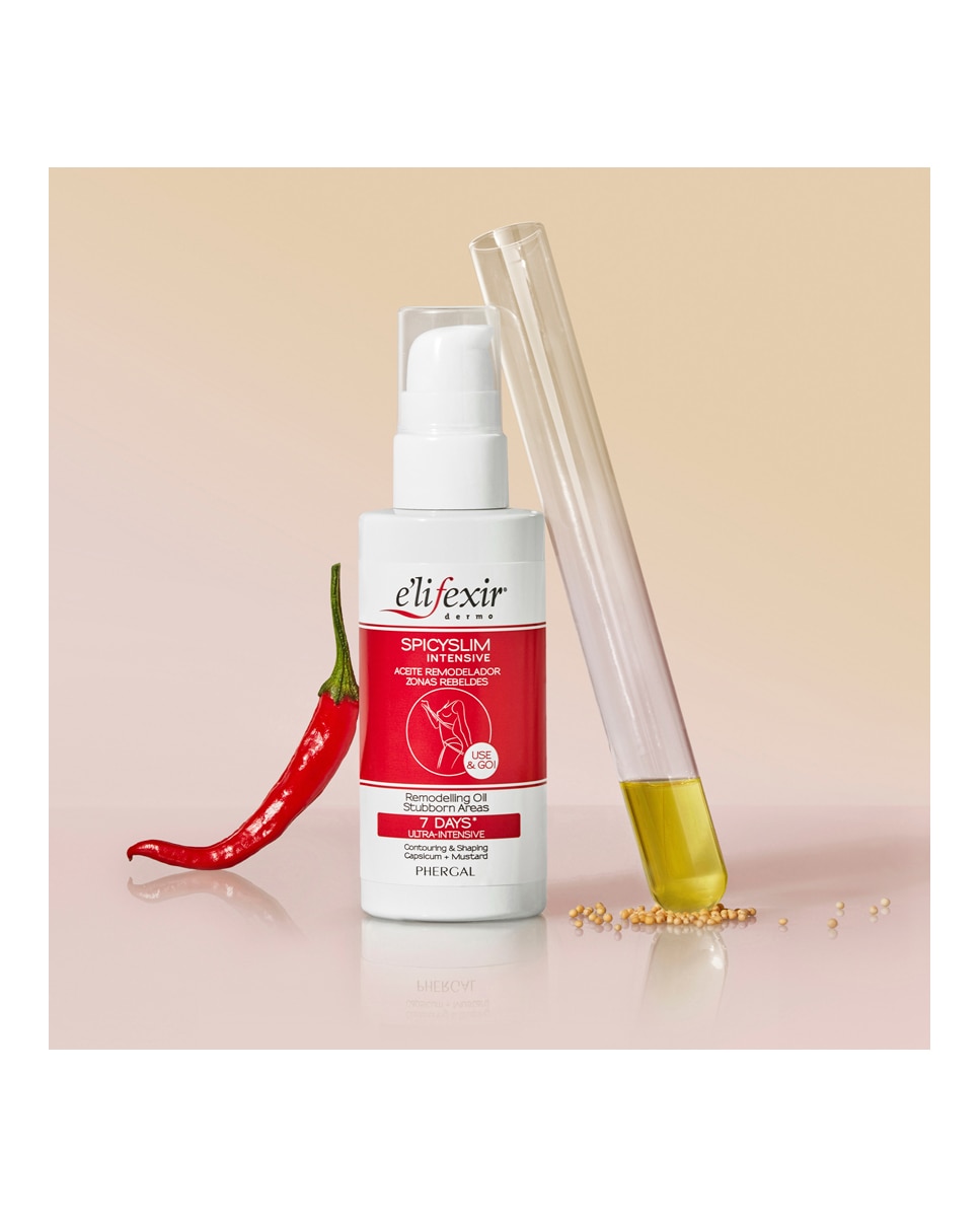 Imagen 4 de Aceite Seco Quemagrasa Ultraintensivo Elifexir Spicyslim 100 ml Elifexir - 150 ml