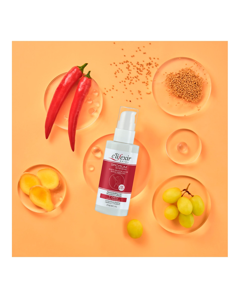 Imagen 5 de Aceite Seco Quemagrasa Ultraintensivo Elifexir Spicyslim 100 ml Elifexir - 150 ml