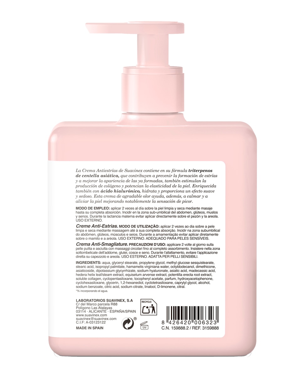 Crema antiestrías Suavinex - 400 ml 2