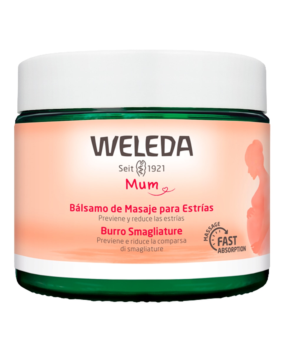 Bálsamo de masaje para estrías Weleda 1