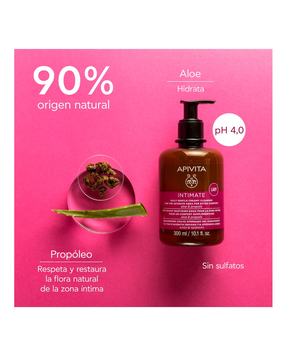 Limpiador Natural de Higiene Íntima 300 ml Apivita - 300 ml 3