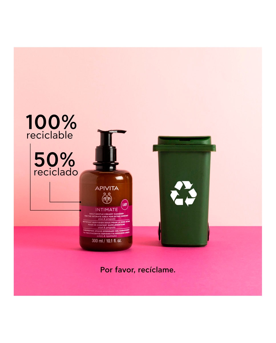 Limpiador Natural de Higiene Íntima 300 ml Apivita - 300 ml 6