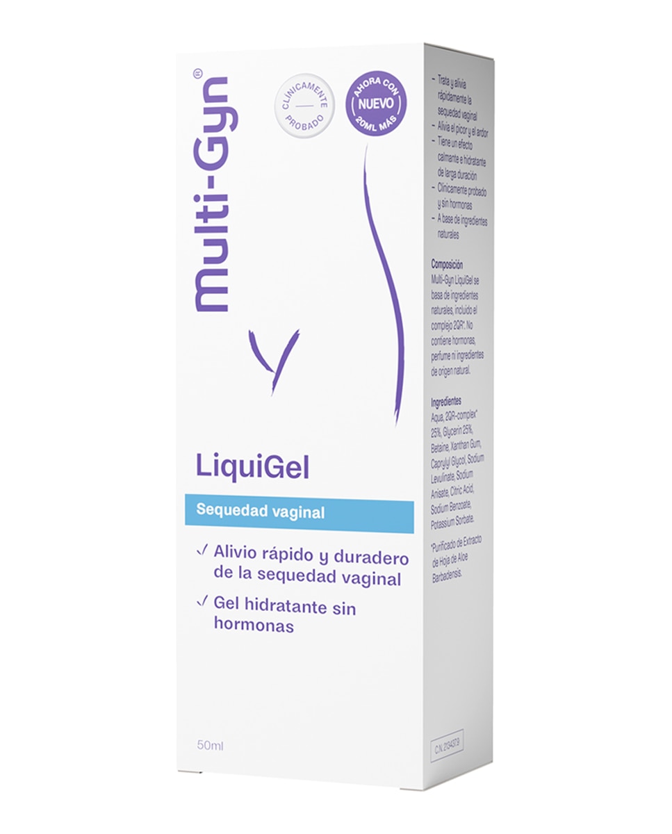 Imagen 2 de Gel Hidratante Vaginal Liquigel 50 Ml Multi-Gyn - 50 ml