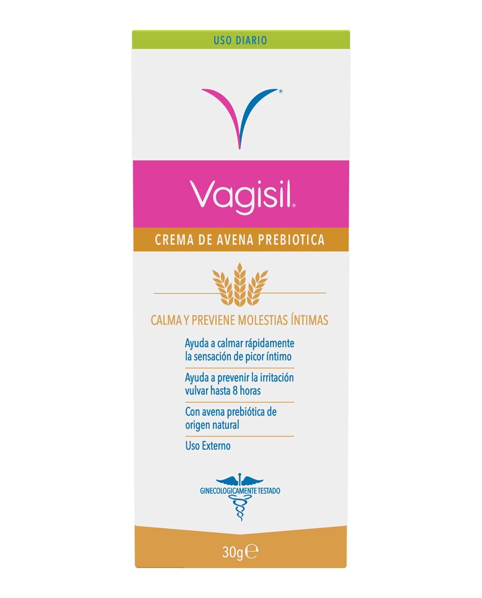 Imagen 0 de Crema Intima Diaria De Avena Prebiotica 30 G Vagisil