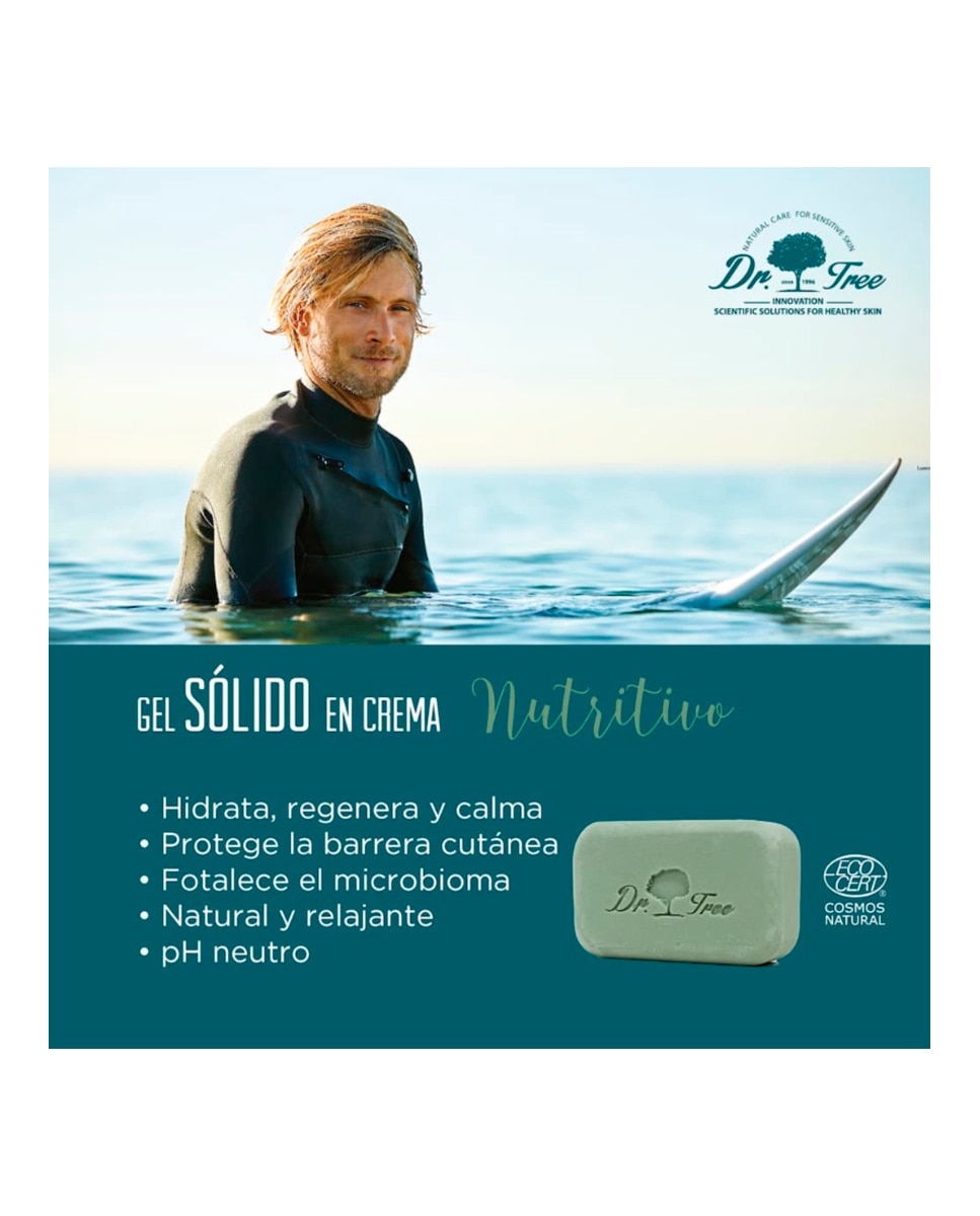 Gel Sólido Natural Nutritivo Piel Sensible Dr. Tree - 120 g 4