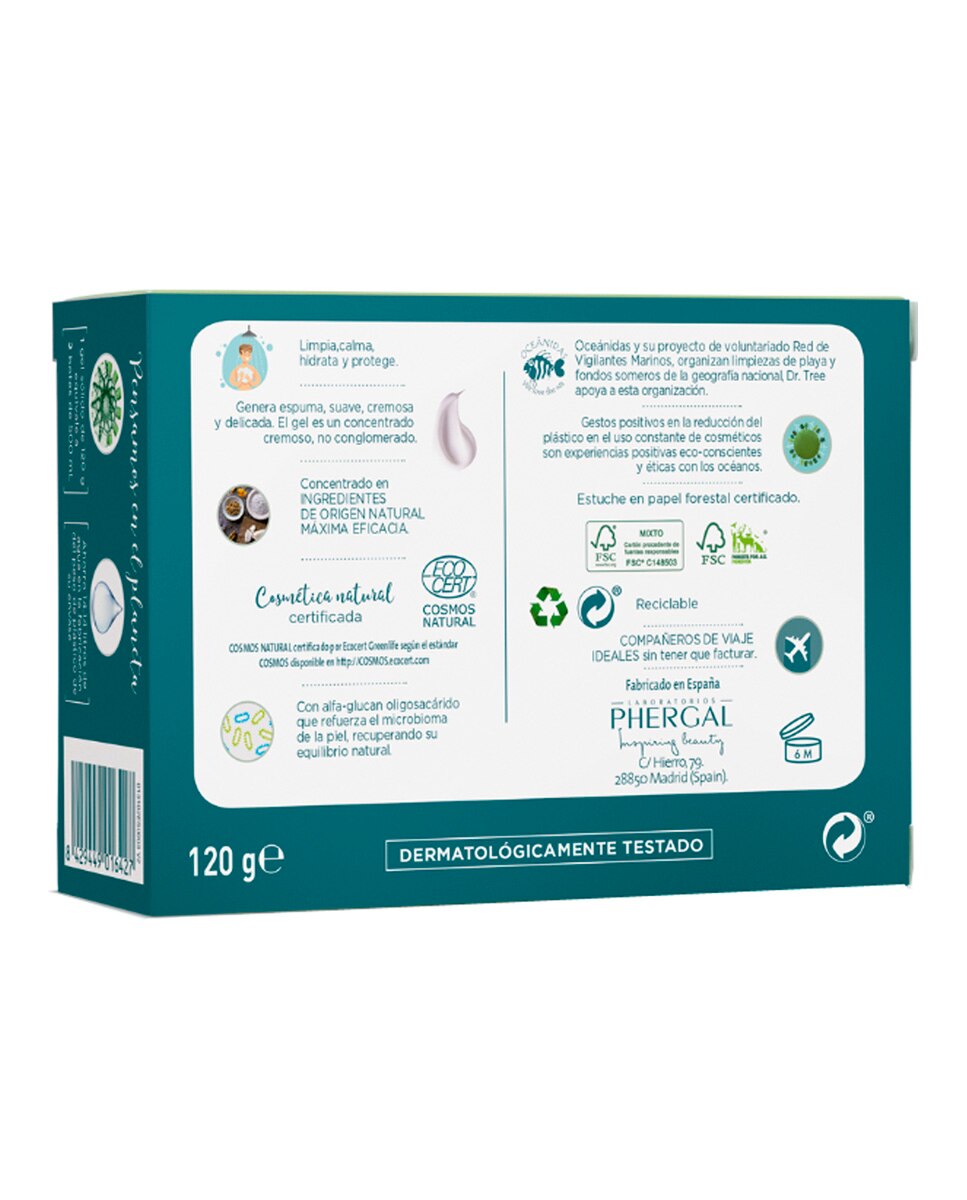 Gel Sólido Natural Nutritivo Piel Sensible Dr. Tree - 120 g 6