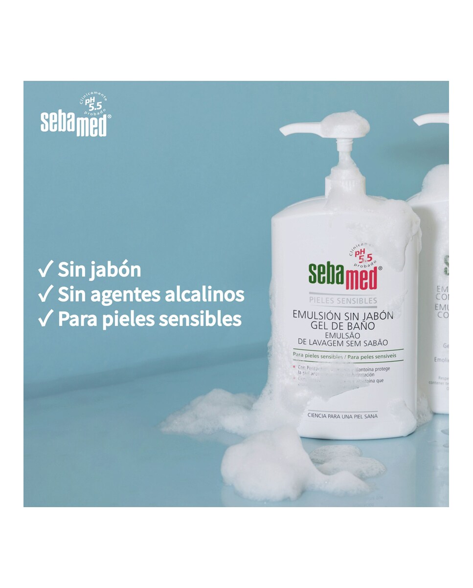 Emulsión sin jabón 1 L Sebamed 2