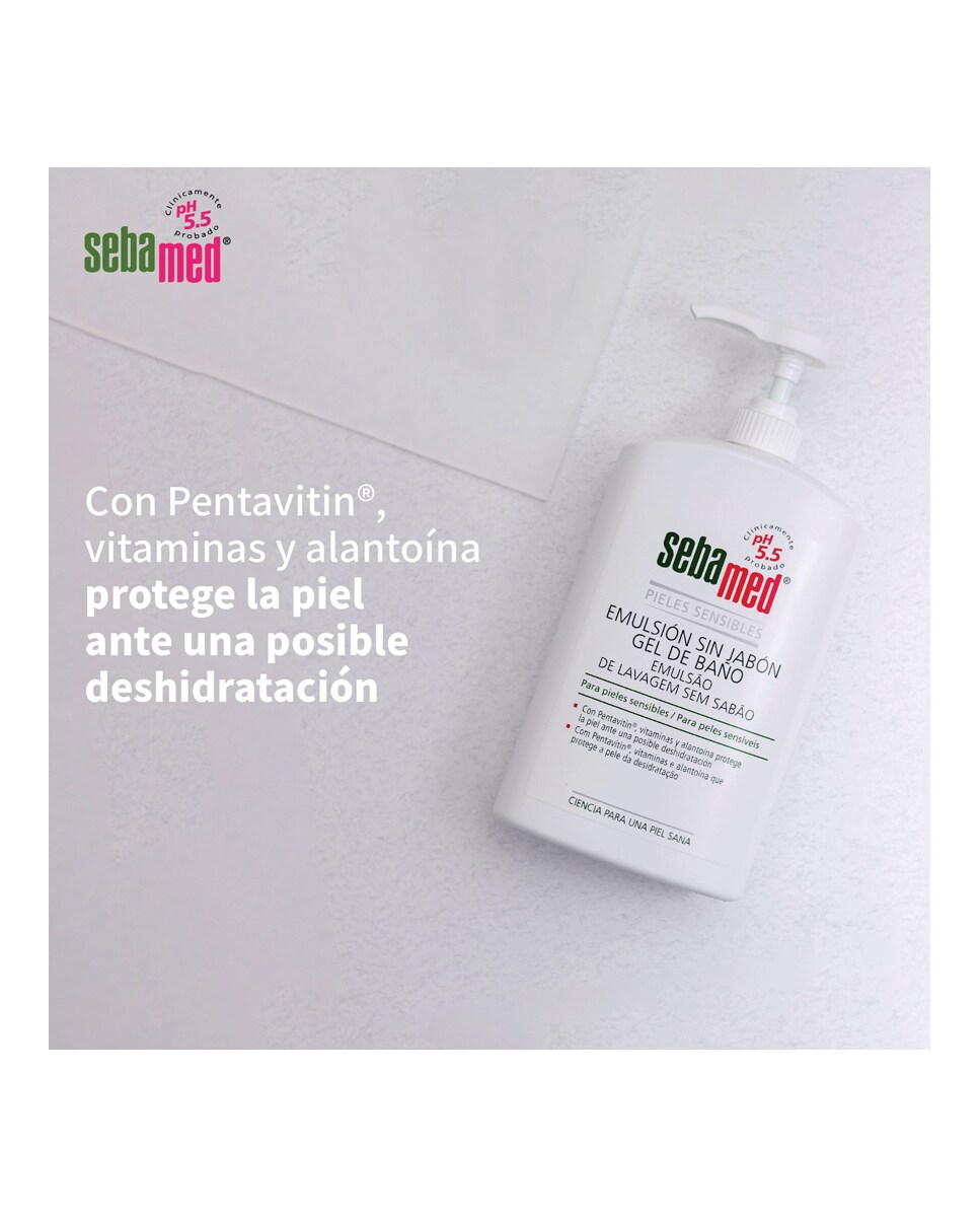 Emulsión sin jabón 1 L Sebamed 3