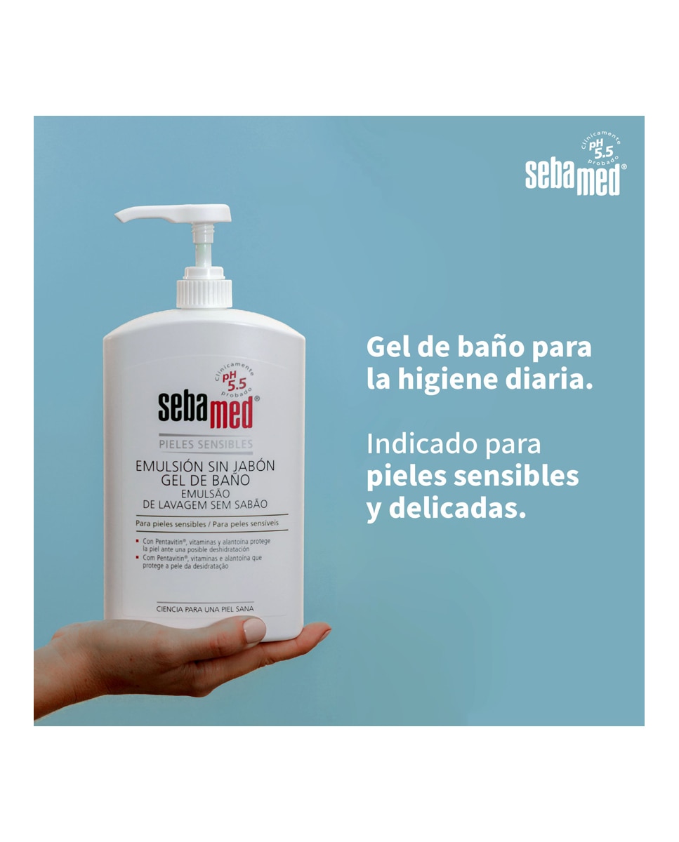 Emulsión sin jabón 1 L Sebamed - 1000 ml 4