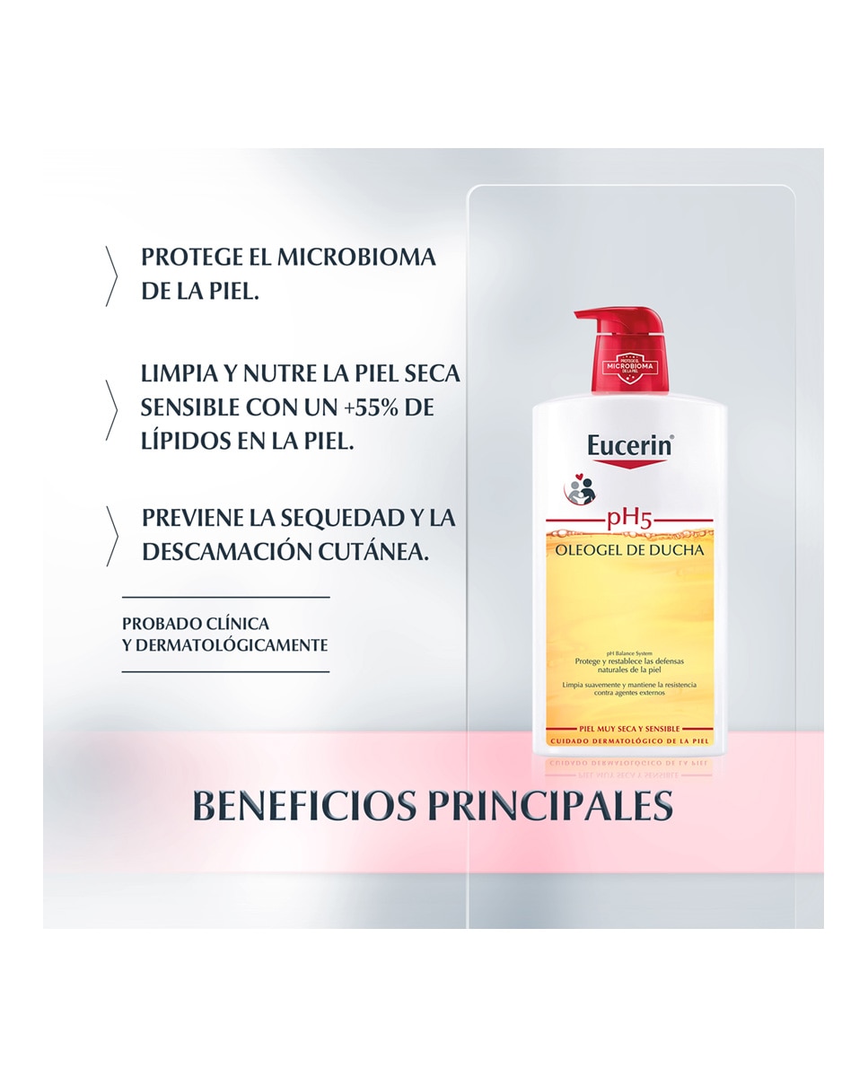 Oleogel de ducha pH5 Eucerin® - 1000 ml 2