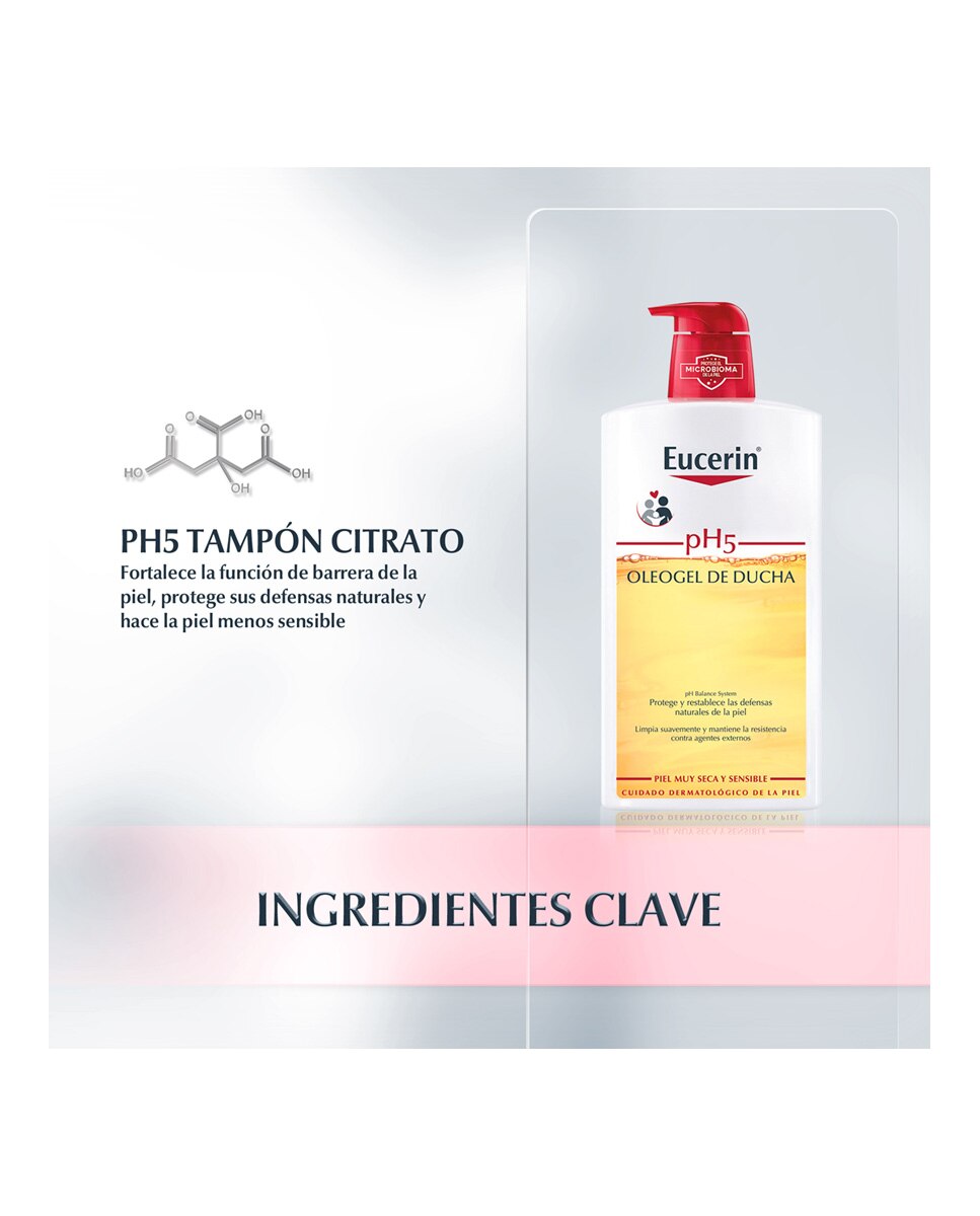 Oleogel de ducha pH5 Eucerin® - 1000 ml 4