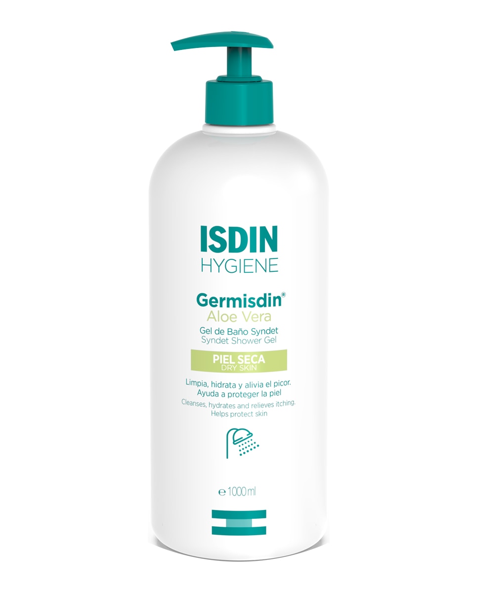 Isdin - Gel de baño Germisdin Aloe Vera 1000 ml Isdin.