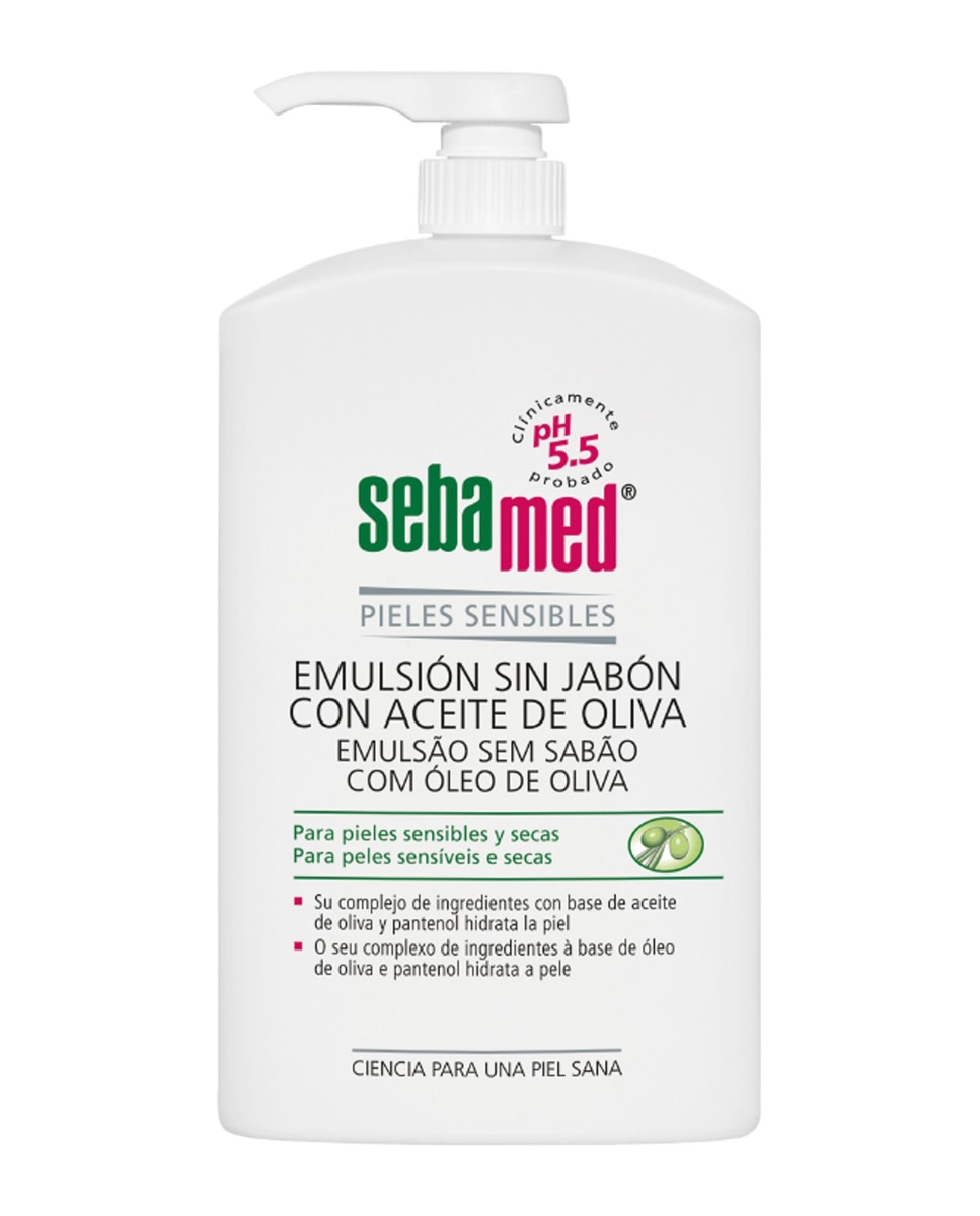 Sebamed - Emulsión sin Jabón con Aceite de Oliva Sebamed.