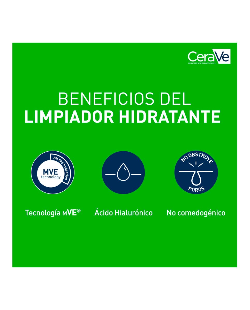 Gel Limpiador hidratante Cerave - 1 L 8