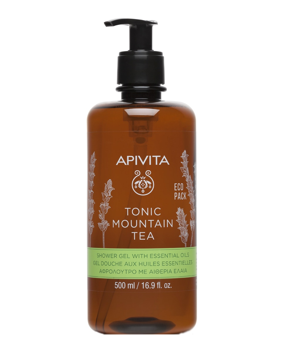 Apivita - Gel de baño Moutain Tea 500 ml Apivita.