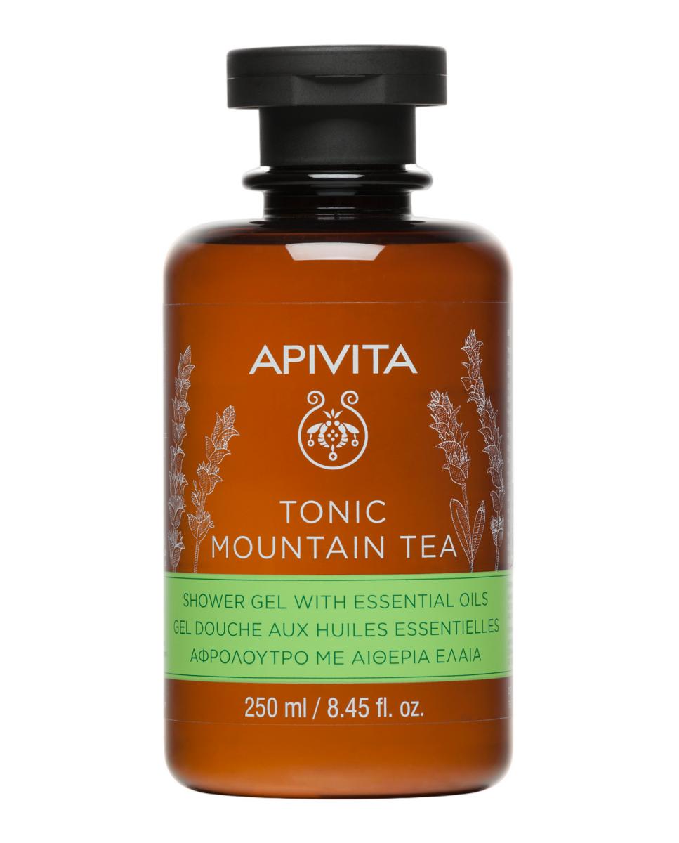 Gel De Baño Con Aceites Esenciales Mountain Tea Apivita - 250 ml 1