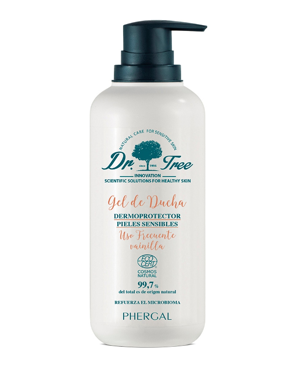 Dr. Tree - Gel de Ducha Vainilla Natural Uso Frecuente Piel Sensible 500 ml Dr. Tree.