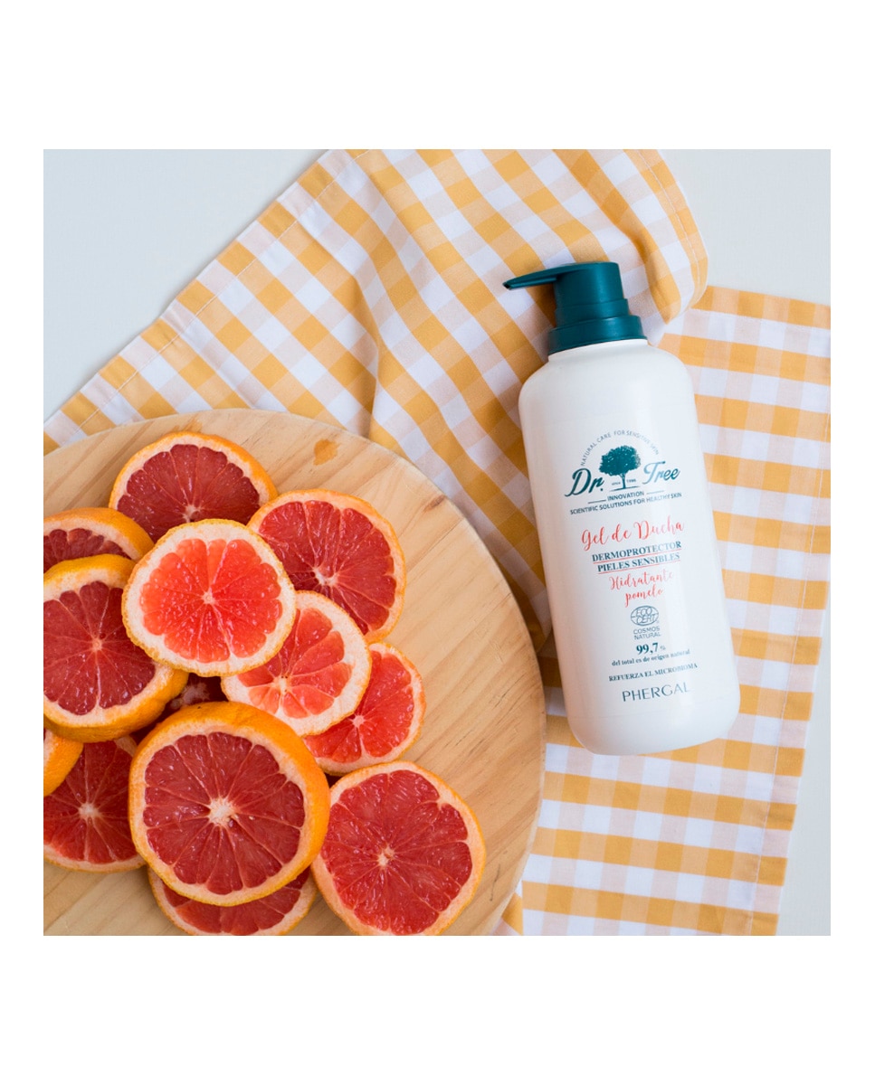 Gel de Ducha Pomelo Natural Hidratante Piel Sensible Dr. Tree - 500 ml 3